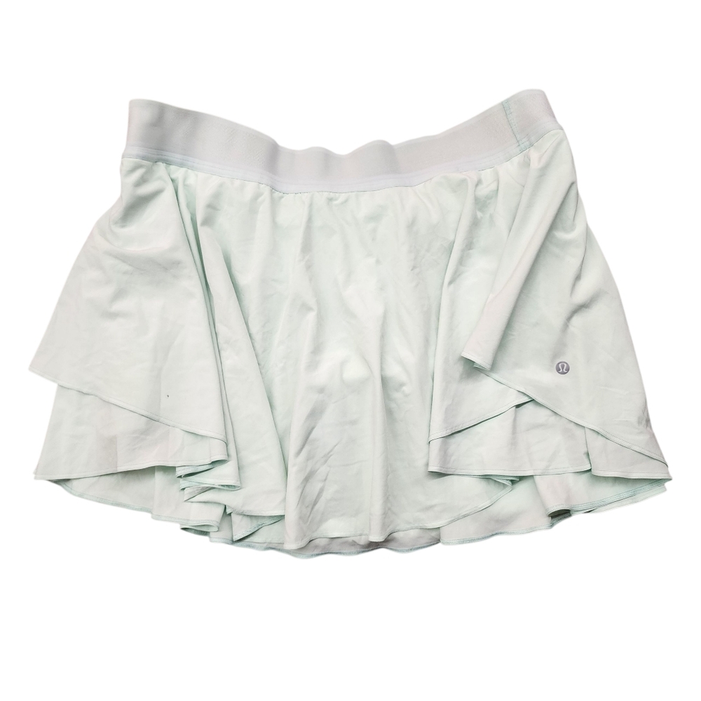Lululemon Skorts/tennis skirt Plus Sz 18 Mint Green Euc